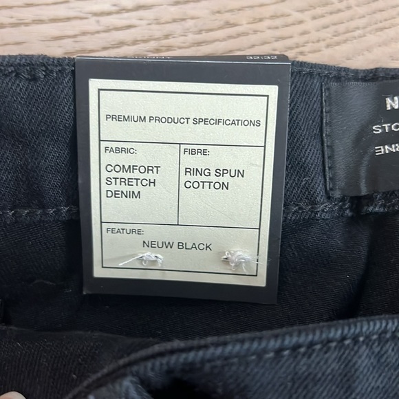 Men's Neuw Black Denim Iggy Skinny Jeans - Picture 4 of 7